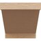 Ekena Millwork 4in. W x 4in. H x 16in. L Burlington Woodgrain TimberThane Rafter Tail, Primed Tan RFTUR04X04X16BURRCPR - alternate 5